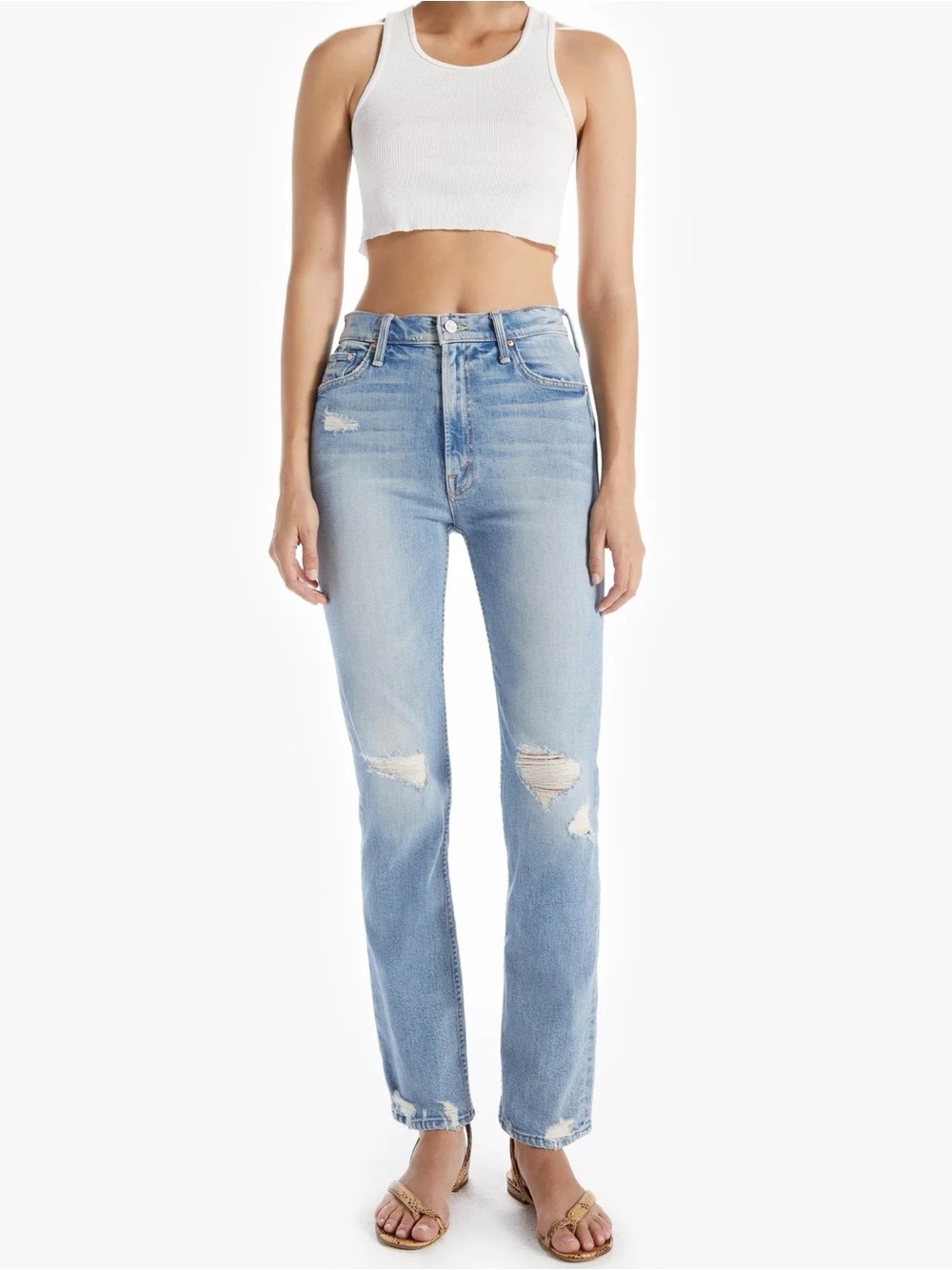 NWT MOTHER High Waisted Rider Skimp